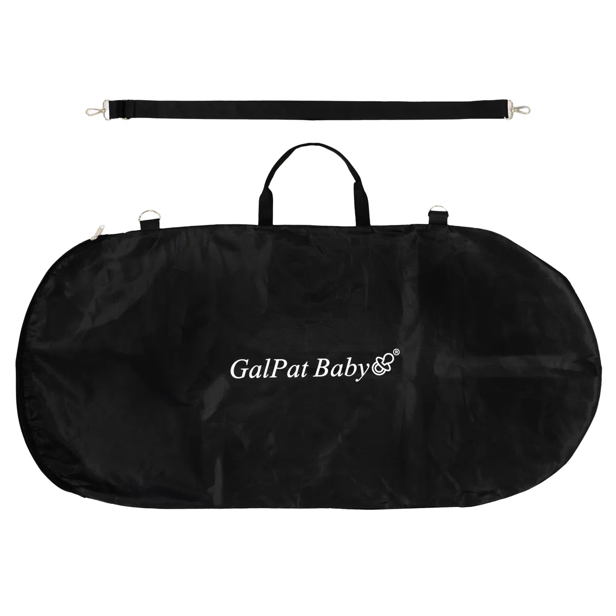 GalPat Baby - Funda Hamaca Compatible con BabyBjorn y GalPat Baby Transpirable - Asiento para Hamaca de bebé Transpirable - Color Gris (Funda + Bolsa DE Transporte)