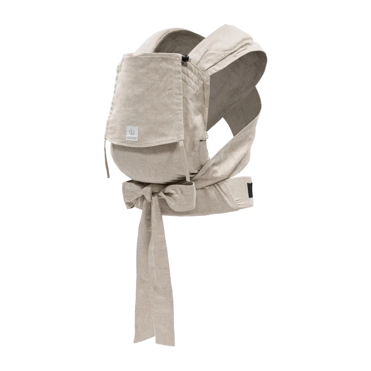 Portabebés Stokke Limas, Floral Beige (OCS) - Portabebés de media hebilla para recién nacidos - Tres opciones de transporte - Seguro desde el nacimiento y hasta 15 kg