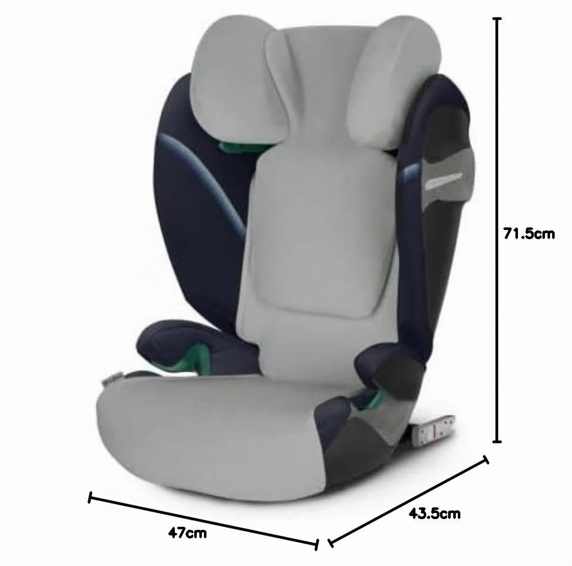 CYBEX Funda de verano para asiento infantil Pallas S-Fix & Solution S2 i-Fix, color gris