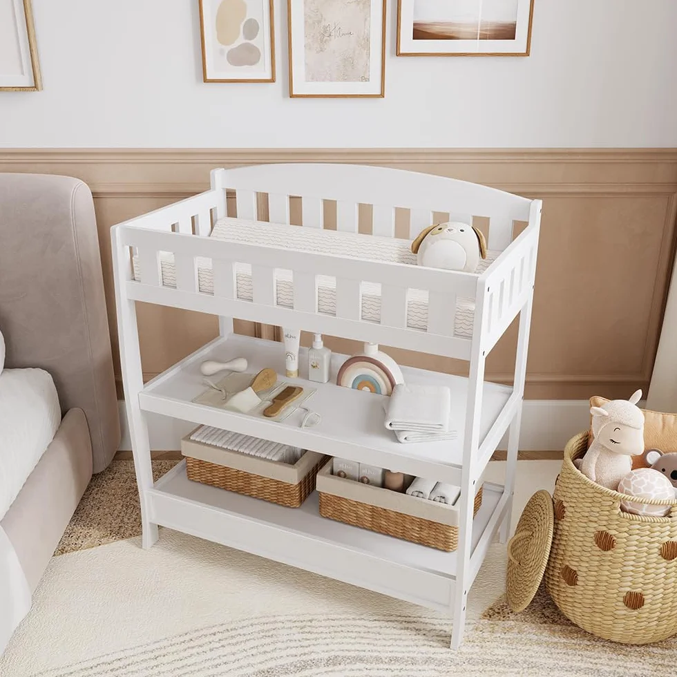 Vicco Cambiador Nesty, Blanco, 89 x 99.5 cm, Apto como Accesorio para cómodas estándar