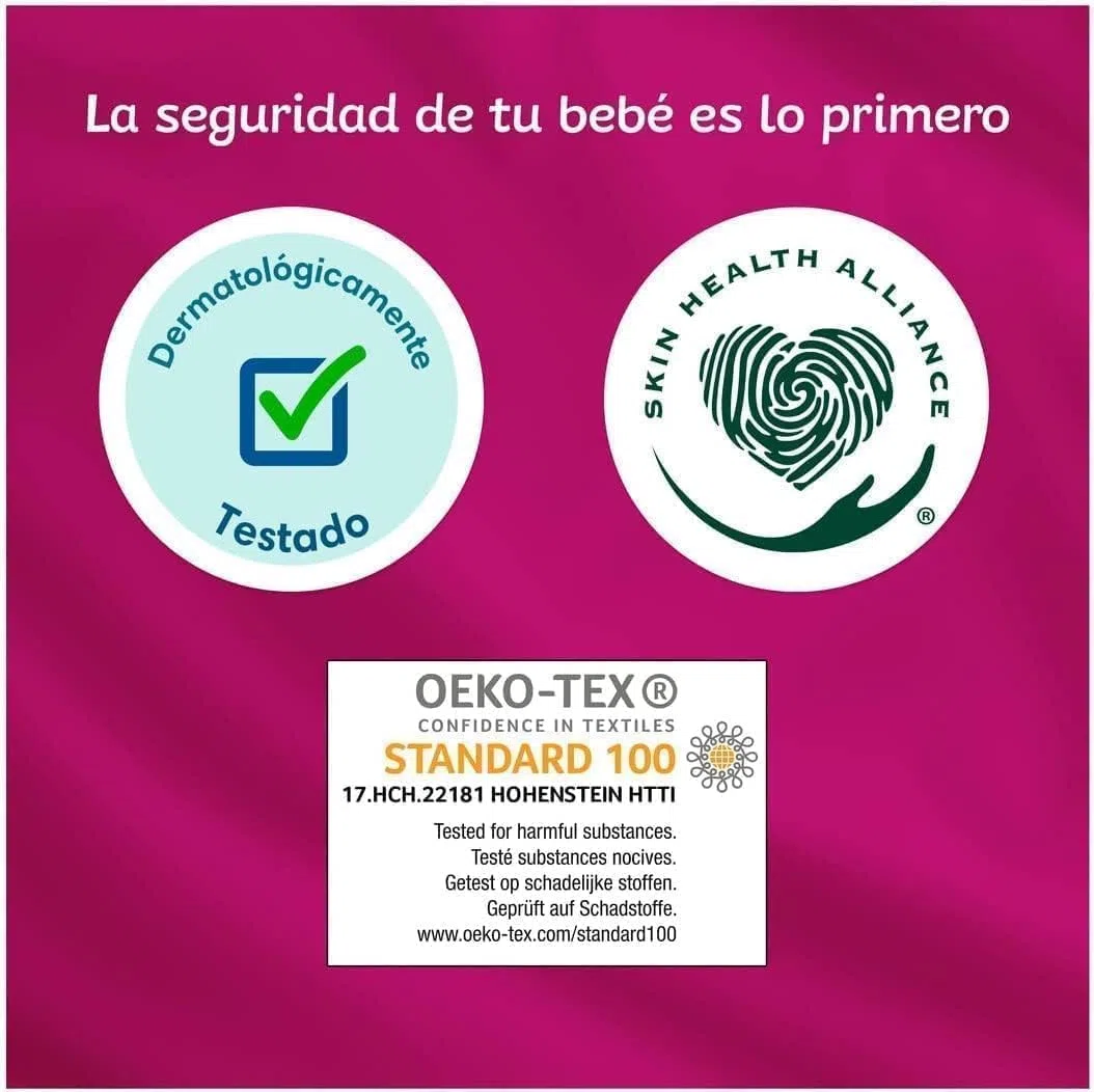 Dodot Bebé Activity Pañales Talla 4+ (10-15 kg), Absorción Máxima, Ajuste Total 3D, 144 Pañales