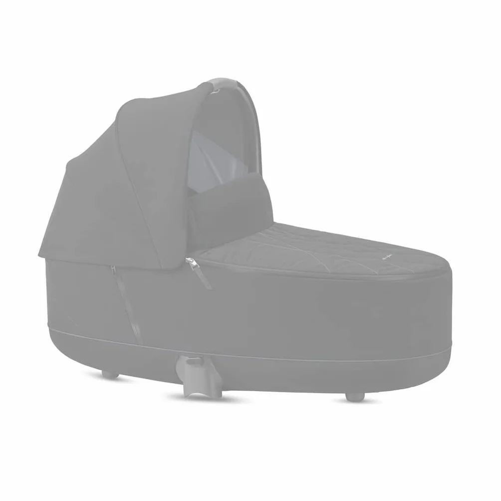 Funda Capazo para Cybex Priam/E-Priam Carry Cot Pique Crudo. (100% Algodón) -Paredes Acolchadas