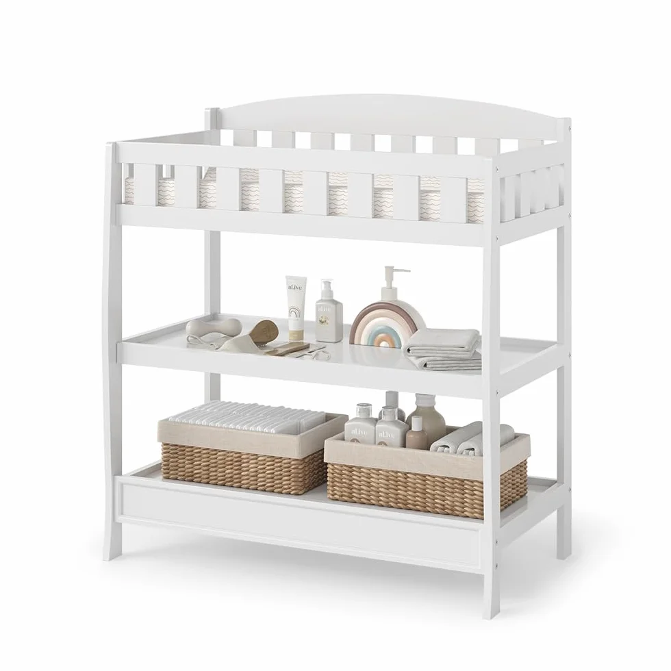 Vicco Cambiador Nesty, Blanco, 89 x 99.5 cm, Apto como Accesorio para cómodas estándar