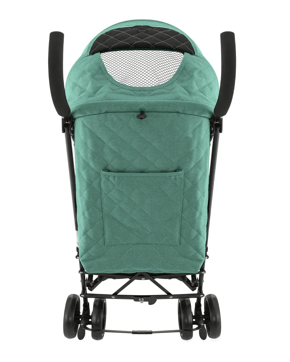 KikkaBoo Silla de Paseo BEETLE, Carrito hasta 22 kg, Plegado, Ligero y Compacto, Menta