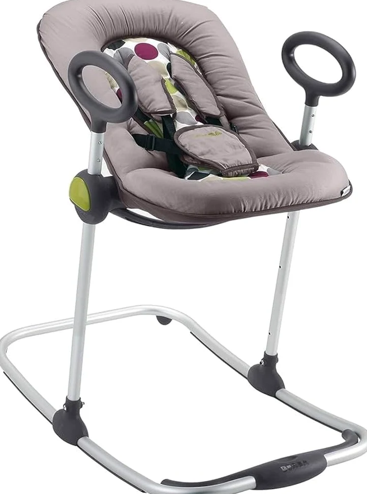BÉABA Hamaca Bébé Up & Down I, Ajustable con una Simple Presión, 4 Alturas, 3 Inclinaciones, para Bebés y Niños, Reductor de Bebé, Ultracómoda, Balancín, Negro