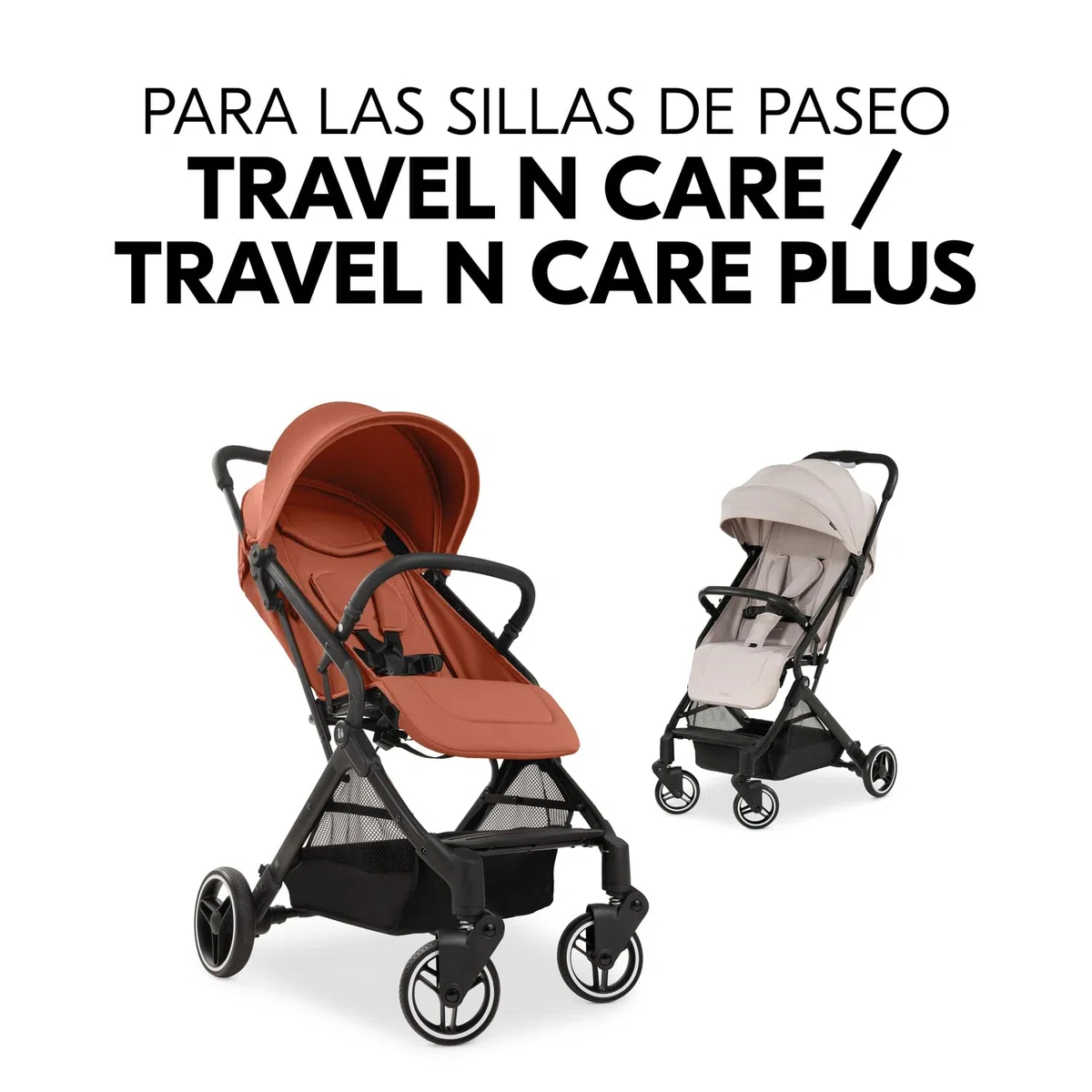 hauck Adaptador para Sillas de Coche de Bebé en Sillas de Paseo Travel N Care y Travel N Care Plus - Compatible con Drive N Care Cybex Kiddy Joie Kinderkraft Maxi-Cosi - Negro