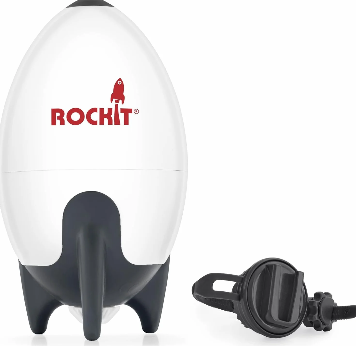 Rockit Rocker recargable – Ayuda para dormir para bebés balancea suavemente cualquier cochecito o cochecito, velocidad ajustable – Se adapta a todos los cochecitos y cochecitos para crear un bebé