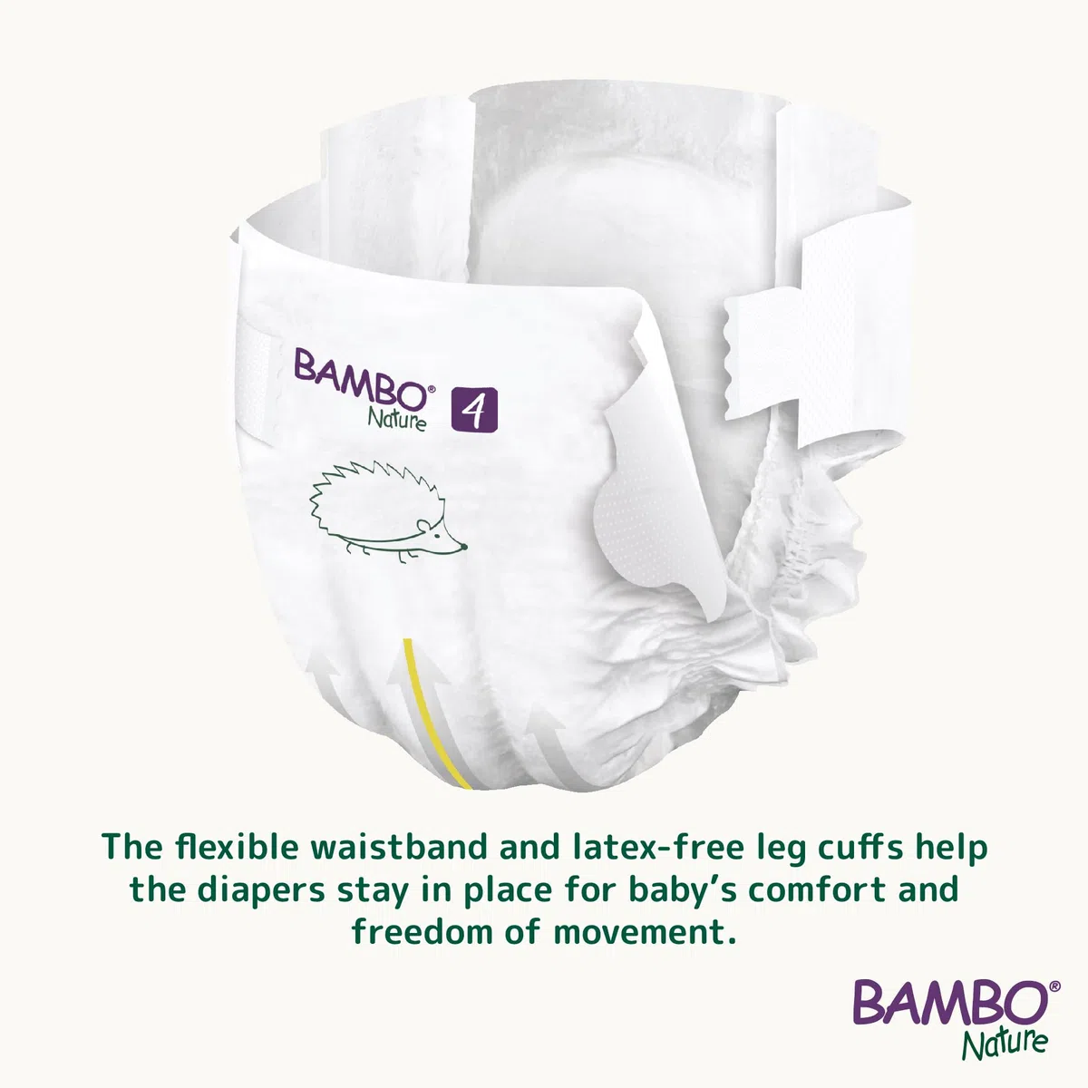 Pañales Bambo Nature talla 4 – 7 a 14kg (Pack 6 × 24 Un)