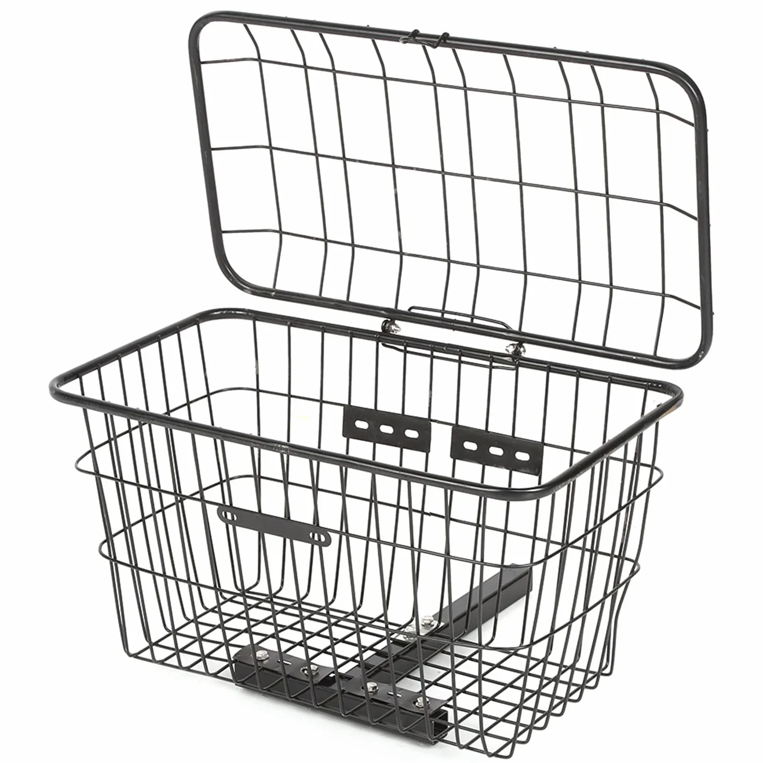 Cesta Trasera para Scooter, Cesta Portátil Grande para Scooter, Cesta de Almacenamiento Trasera de Hierro para Scooter, Cesta Plegable para Compras y Viajes, 50 X 27 X 20 Cm