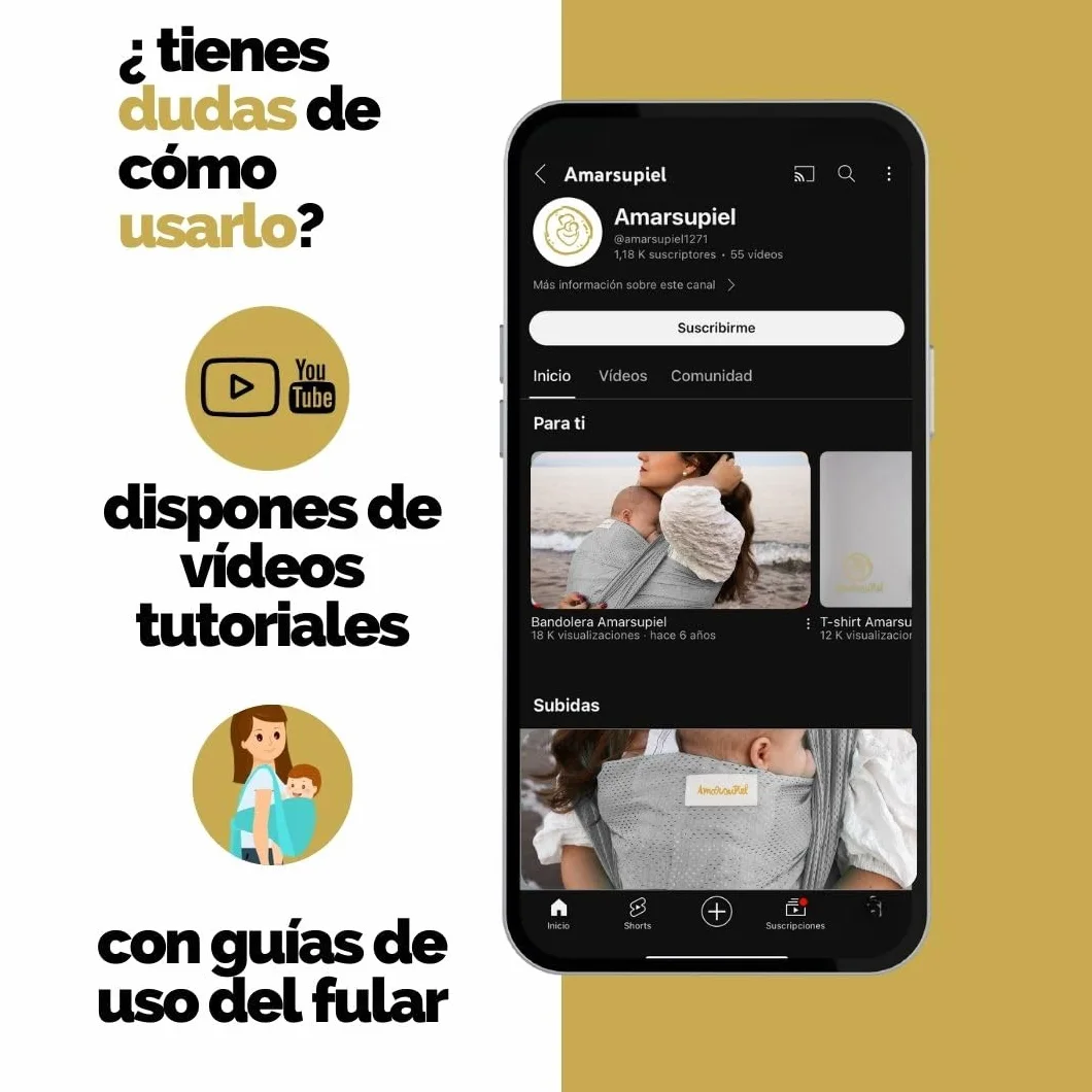 Fular Portabebe Acuático Ergonómico OEKOTEX Transpirable hasta 20kg