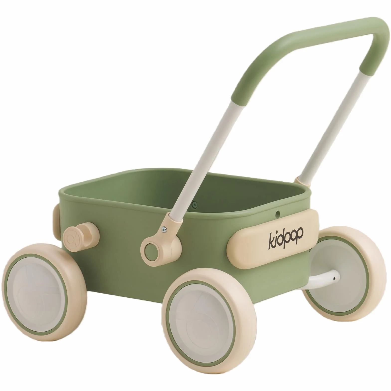 Kidpop PULA Andador Bebes, Juguete Multifuncional, Carrito Bebe, Ruedas EVA, Regalo Ideal de Cumpleaños, Andador Bebe 7 Meses a 4 años, máx. 15 kg, Verde