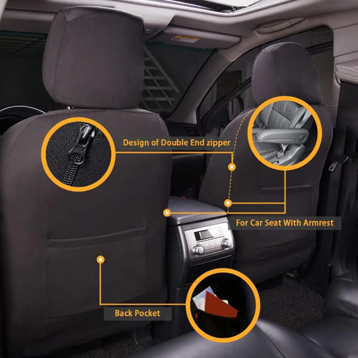 Fundas Asientos Coche, para Jaecoo 7 J7 PHEV 2024 2025 2026 Delanteros Seat Cover Protector Impermeables Transpirable Juegos de Cubreasientos Protectores