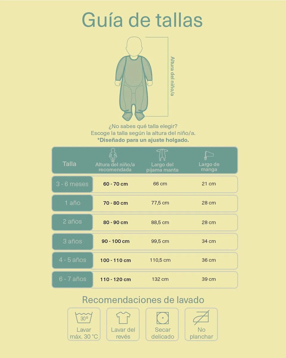 molis&co. Pijama Manta con Mangas Desmontables, Calcetines Antideslizantes, TOG 2.5 Estampado Winter Animals, Algodón 100%, Oeko-Tex 100 Certificado, 3 años