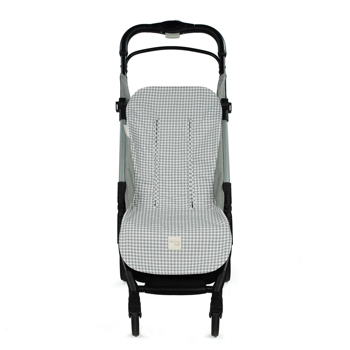 Walking Mum Funda colchoneta Vichy (Verde)