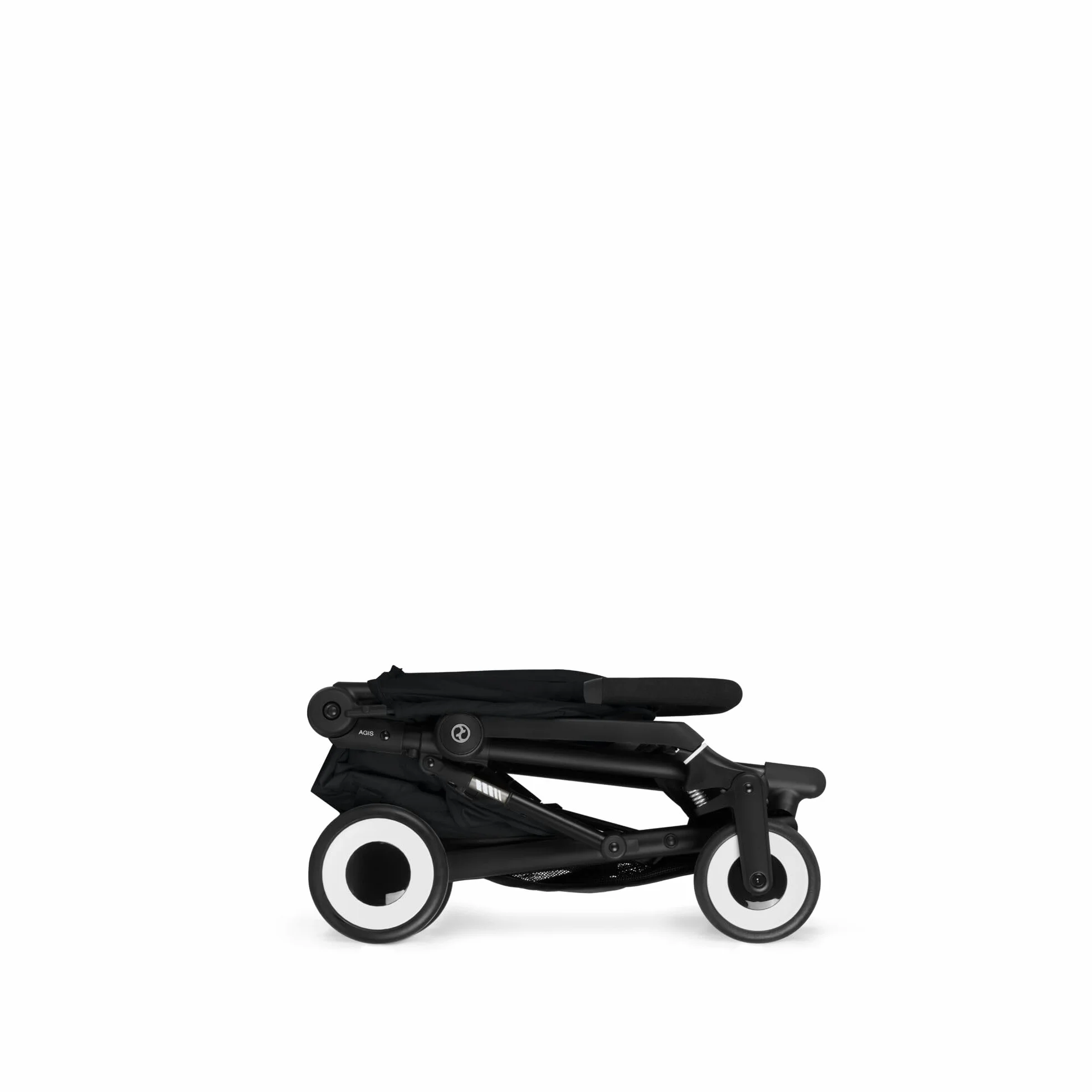 Cochecito CYBEX Gold AGIS, de 6 meses a 4 años aprox. (máx. 22 kg), apto como equipaje de mano, Magic Black (negro)