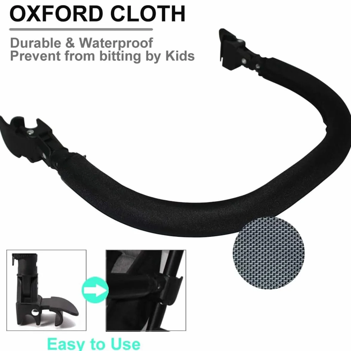 Barra delantera de seguridad para Cochecito Stokke YOYO3 y Babyzen YOYO silla de paseo (Telas Oxford)
