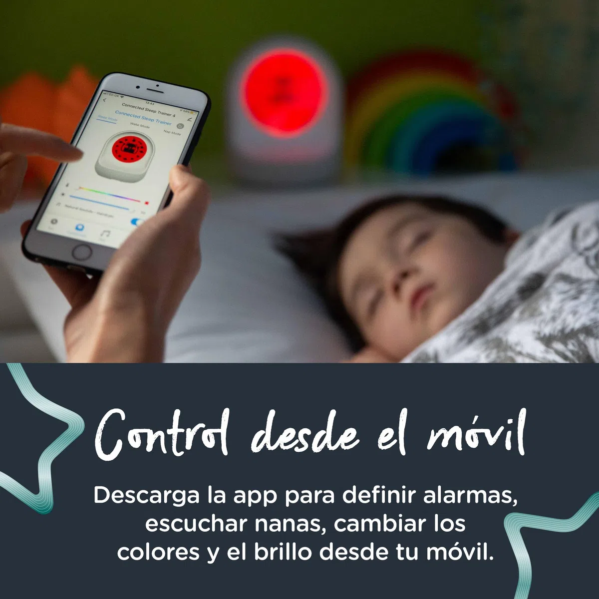 TOMMEE TIPPEE reveil educatif connecte, aide au sommeil pour les enfants