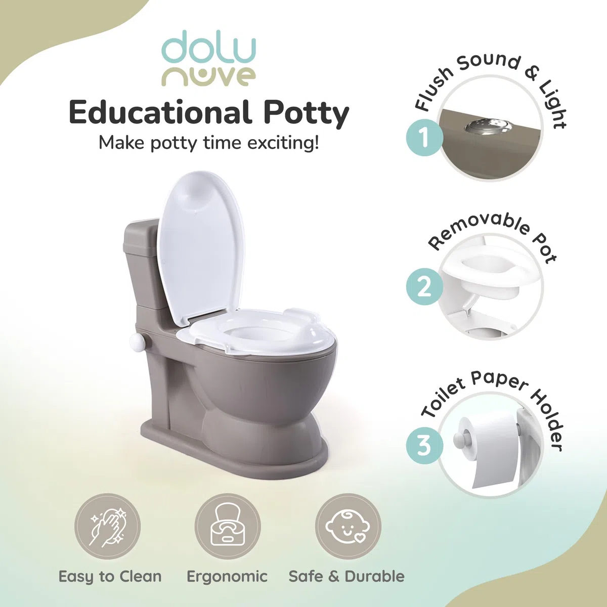 Dolu Gris Piedra XL Educativo Tarro 7564