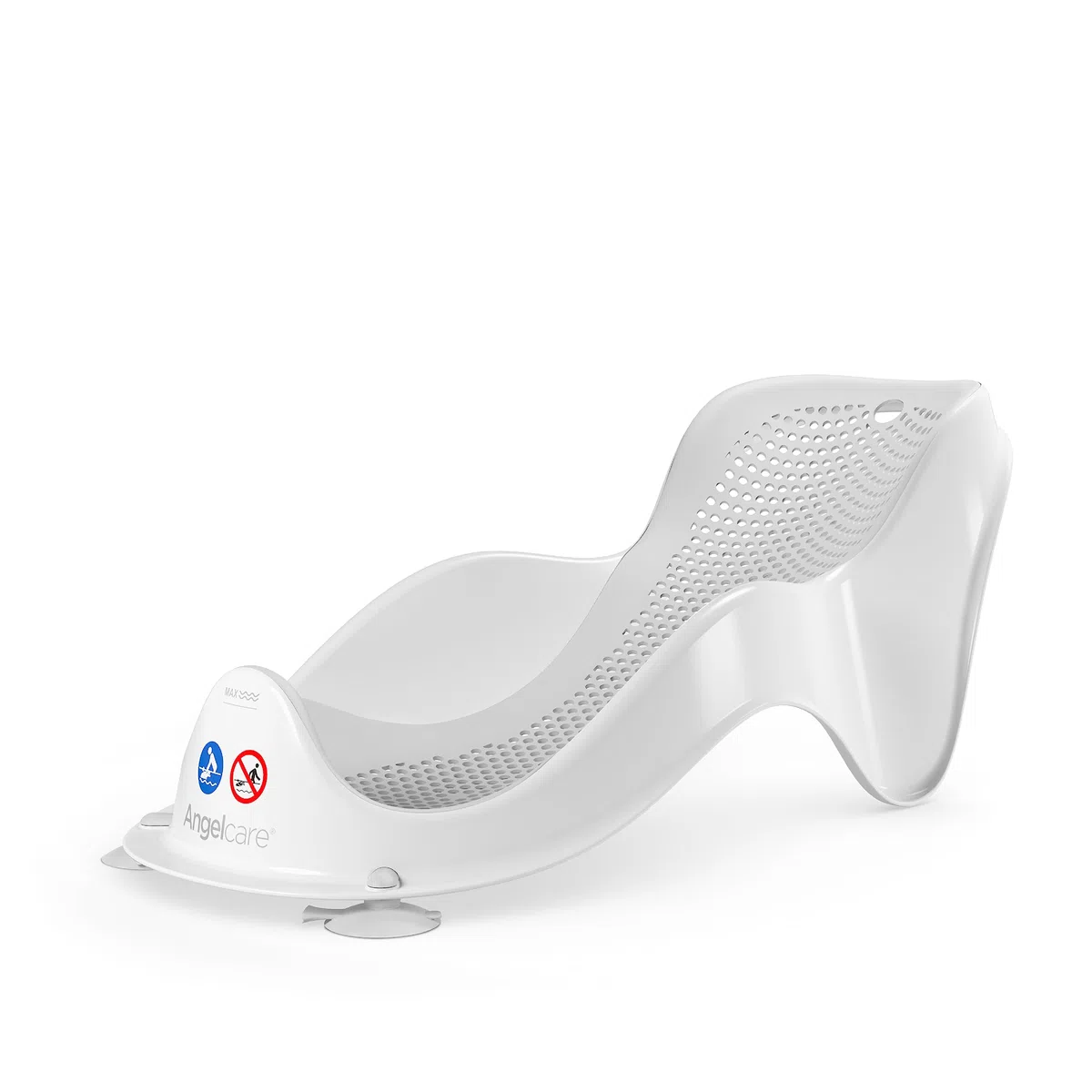Angelcare 5092 Asiento de Baño para Bebé, Gris Claro, 50,8 x 23,5 x 20,3 cm