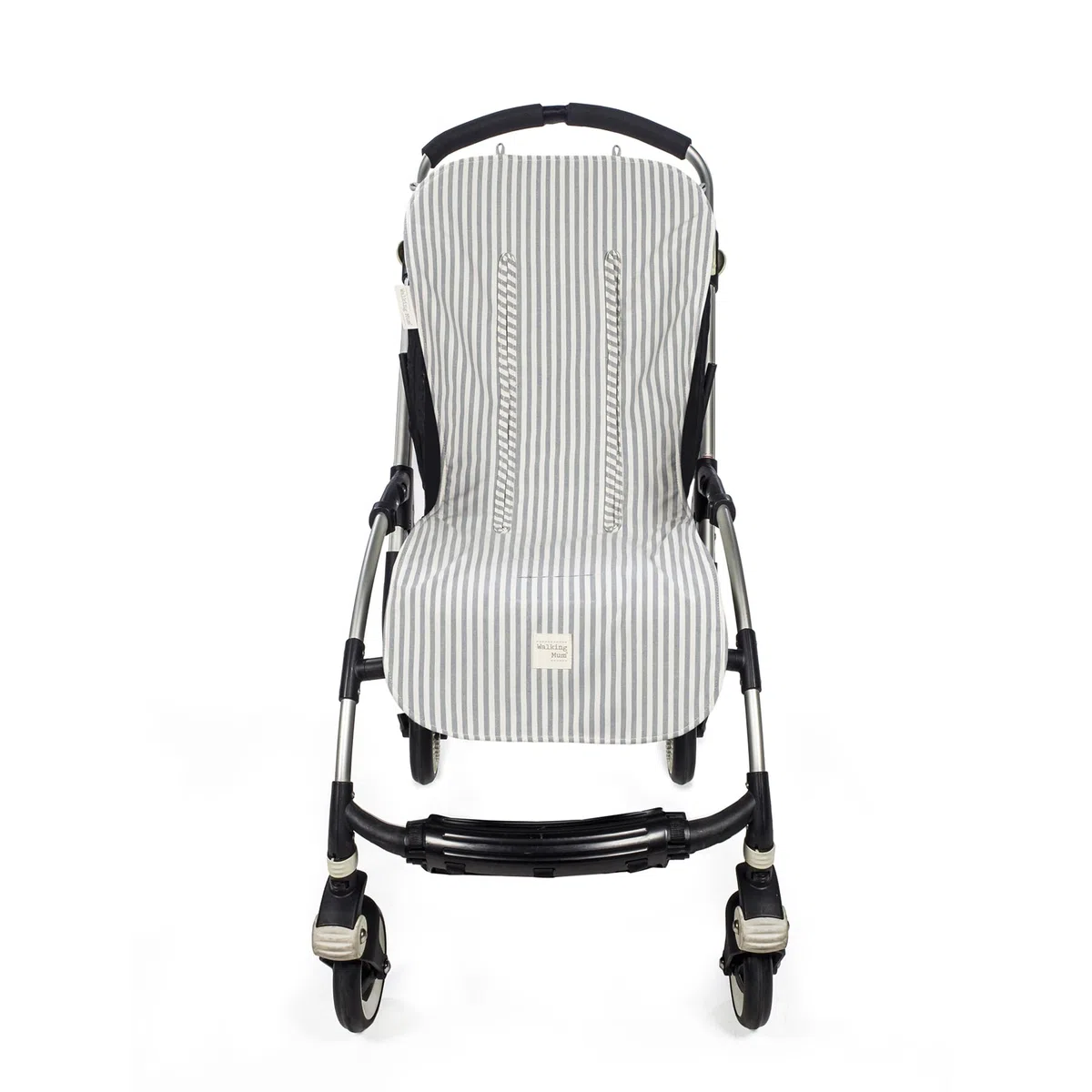 Funda colchoneta Praliné de Walking Mum (Rayas Matcha)