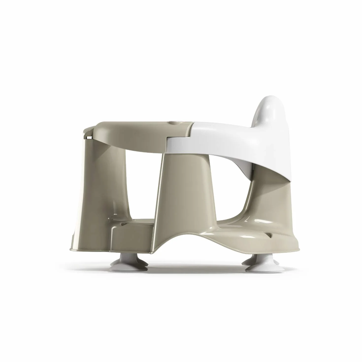 OKBABY Crab - Asiento de baño para el interior de la bañera - para bebés de 6 a 15 meses (13 kg) - Gris