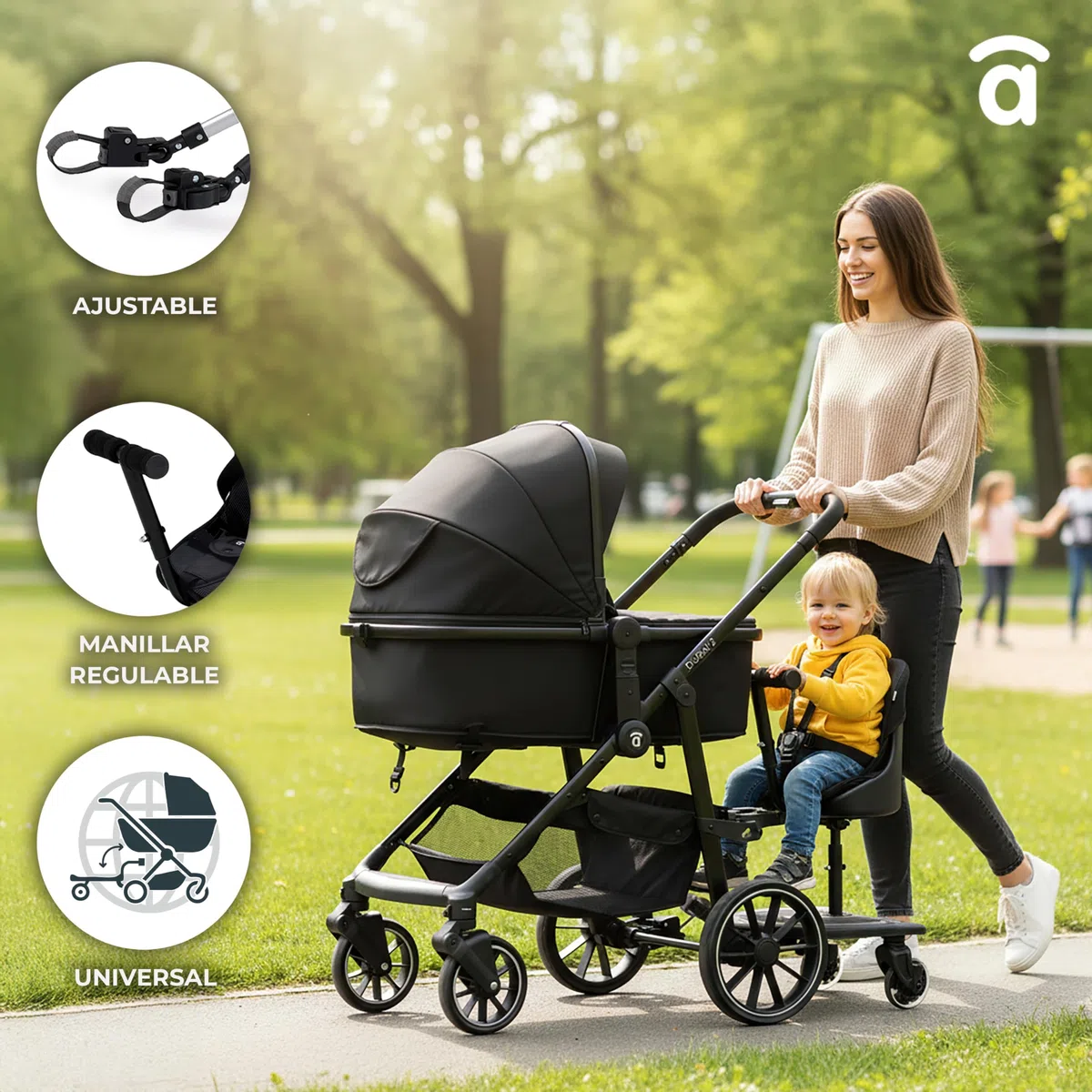 Asalvo PATINETE SILLA DE PASEO CON ASIENTO BUGGY BOARD