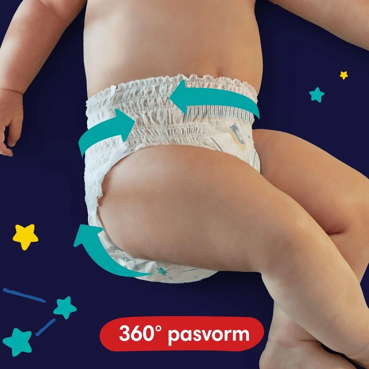 Pampers - Baby Dry Night Pants - Talla 5 - Paquete pequeño - 35pcs - 12/17KG