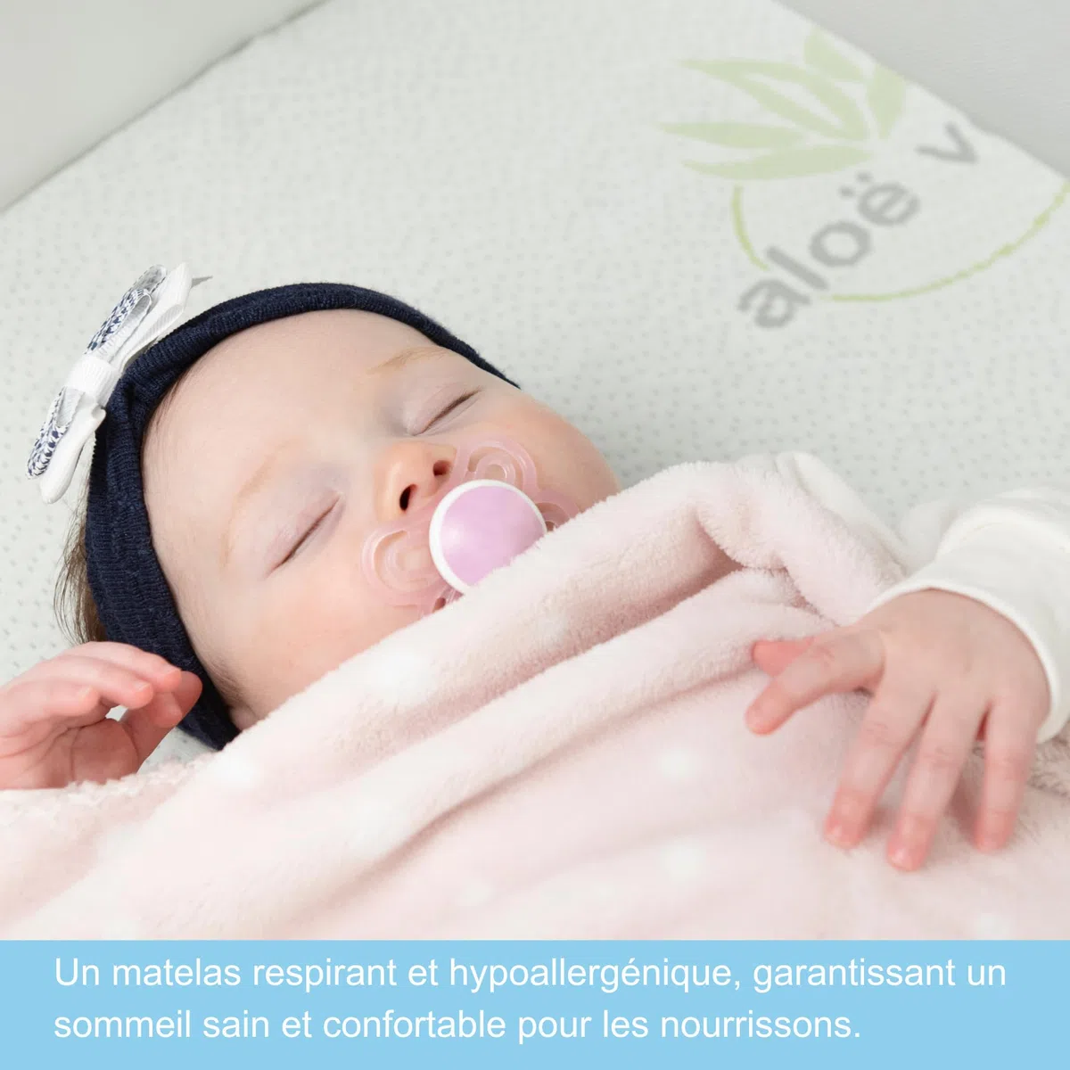 Babysanity - Colchón Next To Me desenfundable y transpirable con aloe conforme a la norma EN16890:2017, Chicco Lullago Kinderkraft Uno Jane Baby Side Cam Cullami Close To Me Brevi Nanna Oh Medidas 83