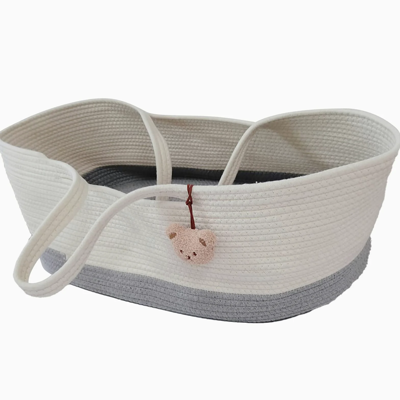 Bebé Moisés Canasta Portátil Bebé Cama Handheld Moisés Cesta de Algodón Cuerda para Bebé Cama Carrera Llevar Bebé Cambiando Mesa Bebé Bebe para El Bebé para El Coche de Viaje Al