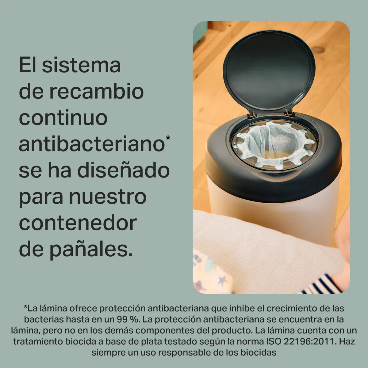 Tommee Tippee Simplee Recambio para el Contenedor, Paquete de 6, solo compatibles con contenedores de pañales Simplee Sangenic