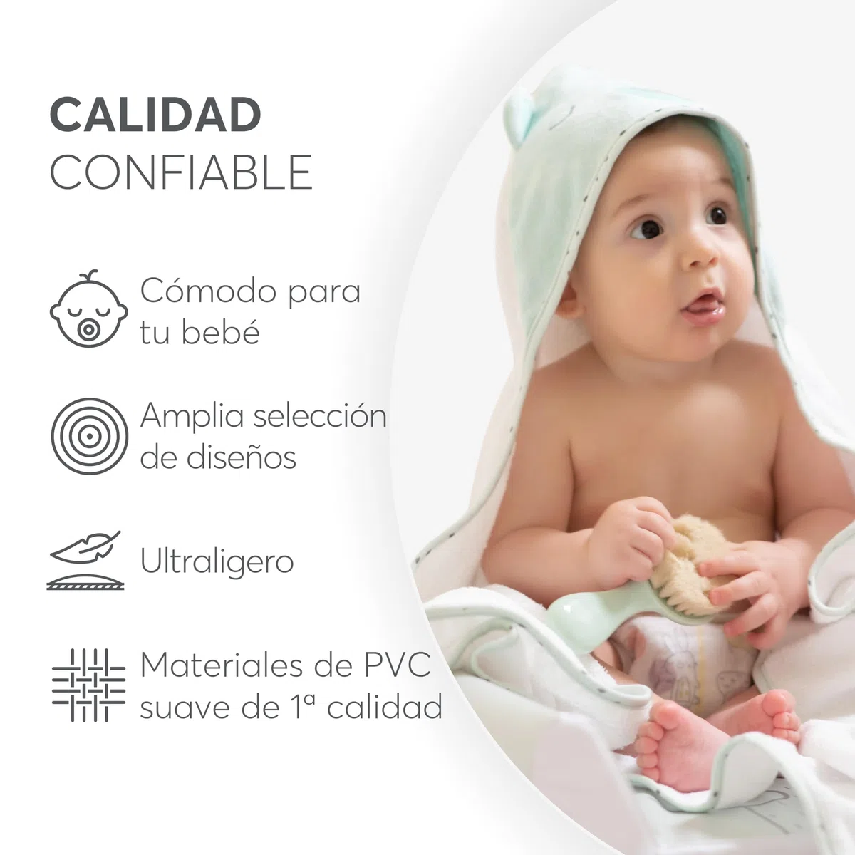 KikkaBoo Cambiador Lavable 80 x 50 cm HEDGE HUGS, Para Bebés, Impermeable e Higiénico, Superficie de PVC Suave, Acolchado, Para Cambiador O Cajonera, Rosa