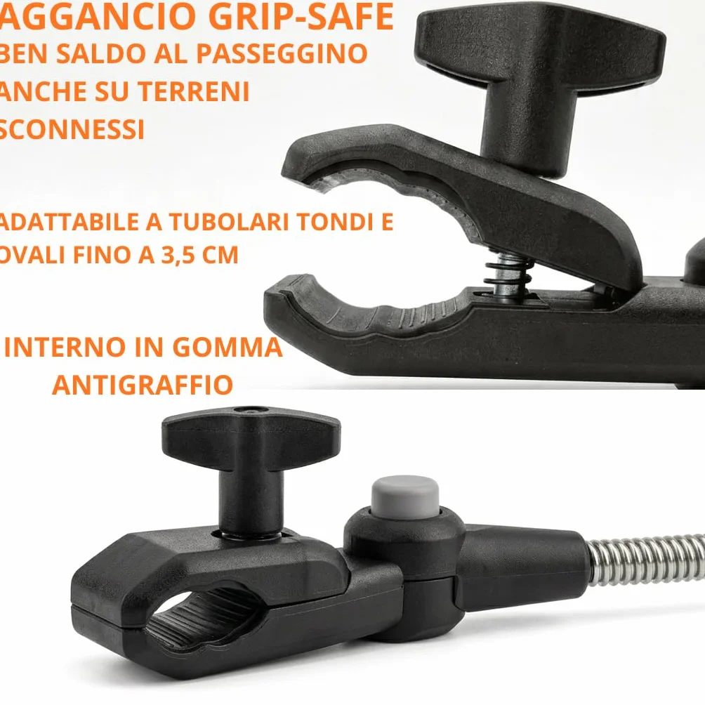 TC BABY'S Sombrilla para cochecito de bebé, universal, anti UV, protección para niños, color gris oscuro