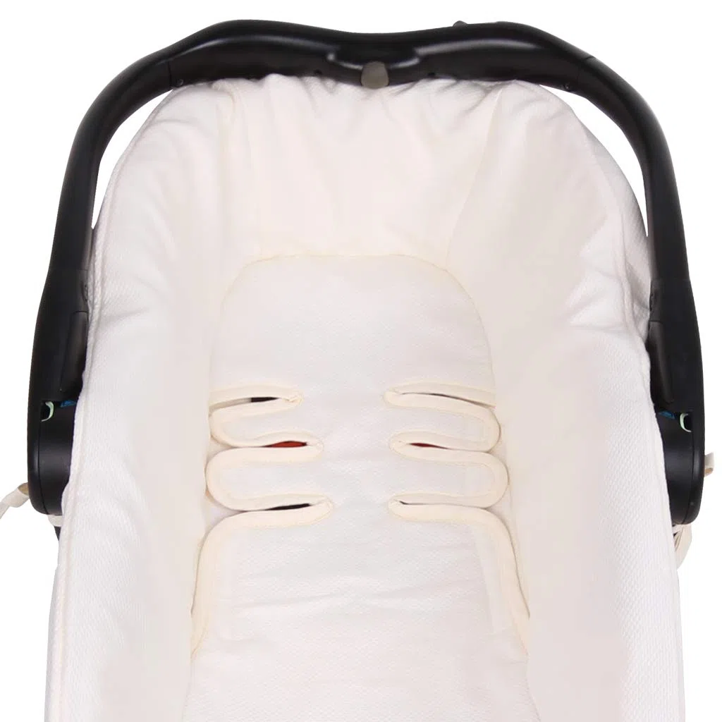 Funda Capazo Jane Matrix Light 2 PIQUE CRUDO - Acolchado Transpirable- (100% Algodón)
