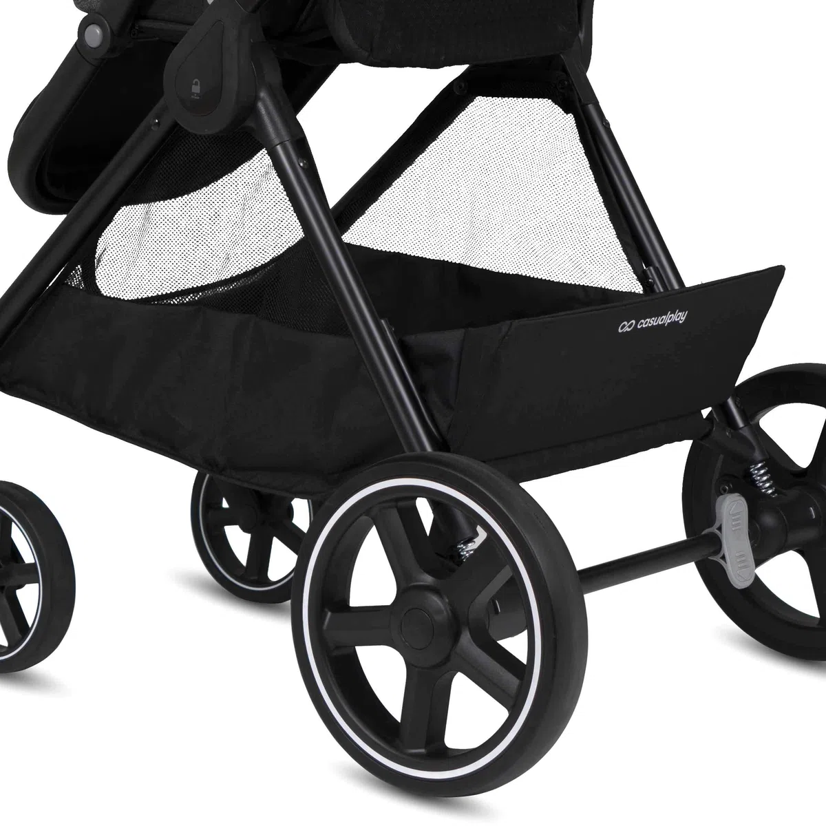 Cochecito de paseo Casualplay Optim, con capazo y grupo 0+ i-size, color gris