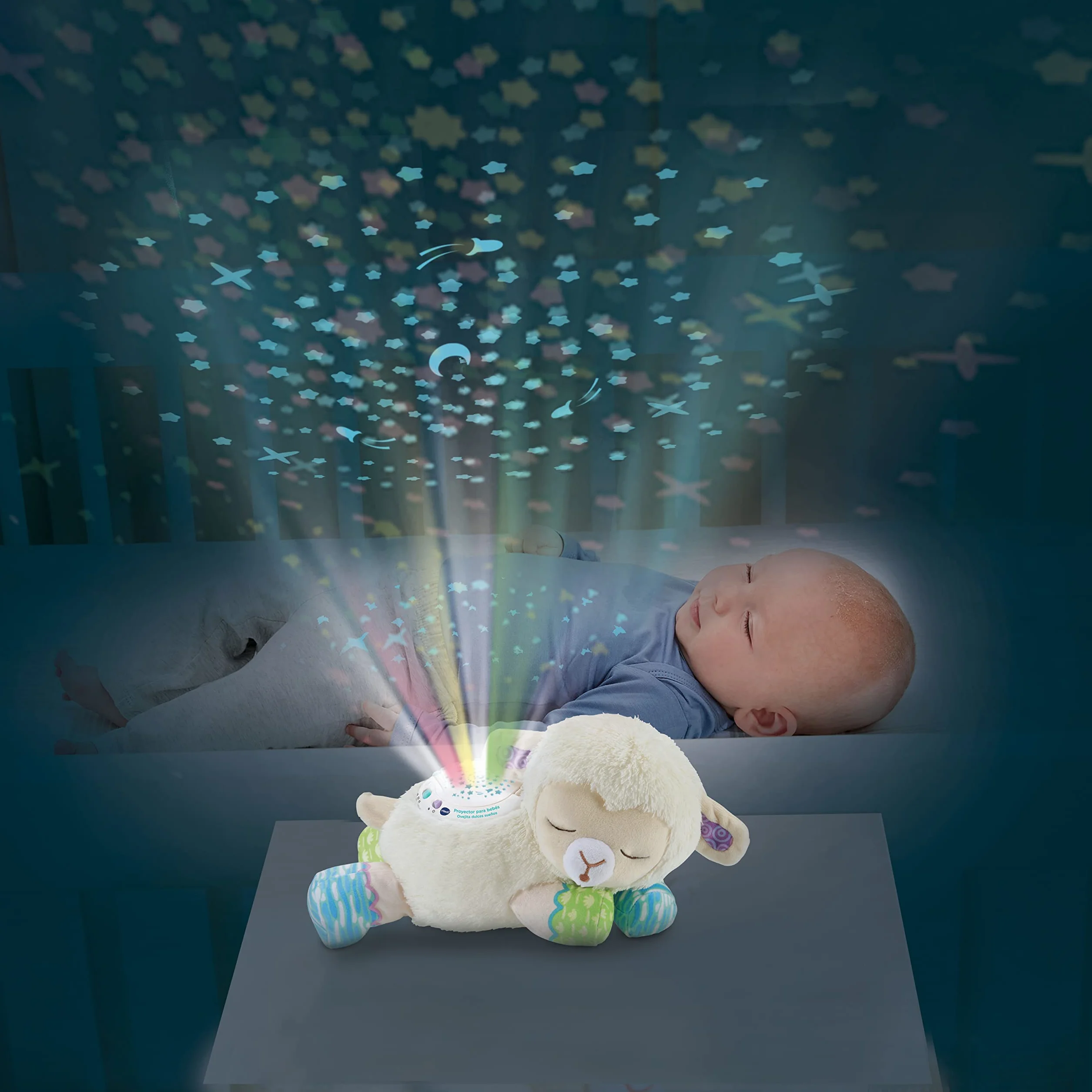 VTech Baby Proyector Peluche Ovejita Dulces sueños Juguete bebés +0 Meses versión ESP
