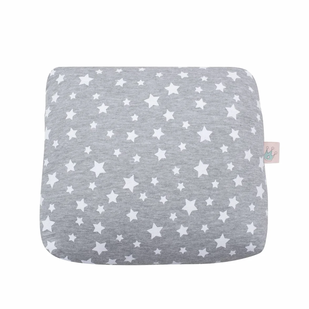 JYOKO Kids Cojín Soporte de Espalda para Reductor Antialérgico Universal Bebé 100% Algodón (White Star)
