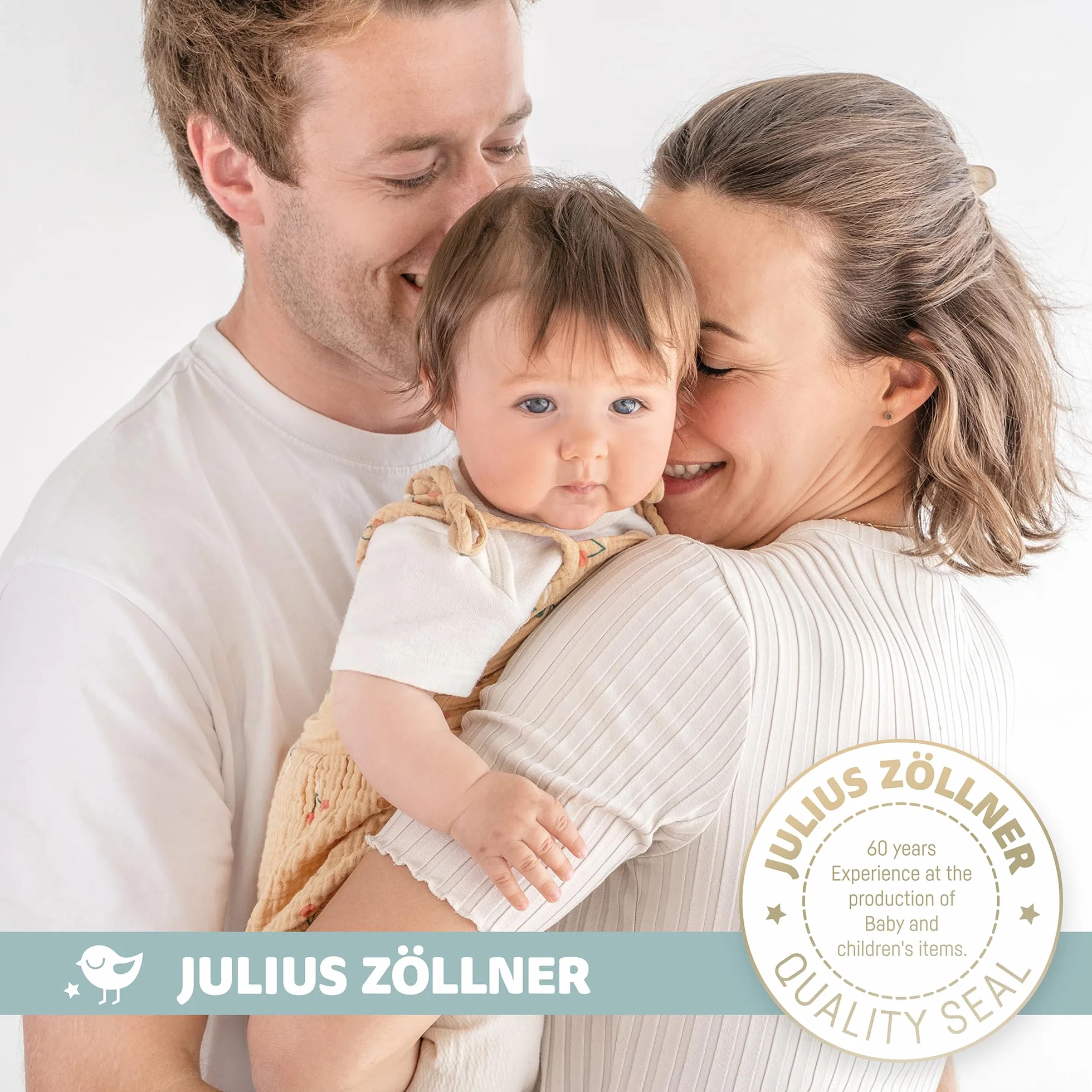 Julius Zöllner 4133130000 - Juego de edredón y almohada para cama infantil (100 x 135 cm y 40 x 60 cm)