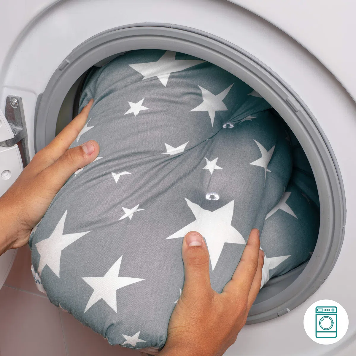 BANBALOO-Tumbona para Recién Nacido- Hamaca Bebé portátil- Nido Bebé Neonato-Cojín Cuna de día -Cuco para Bebés- Ideal Embarazo y Lactancia- Regalo Original Nacimiento-Baby Shower niño y niña.