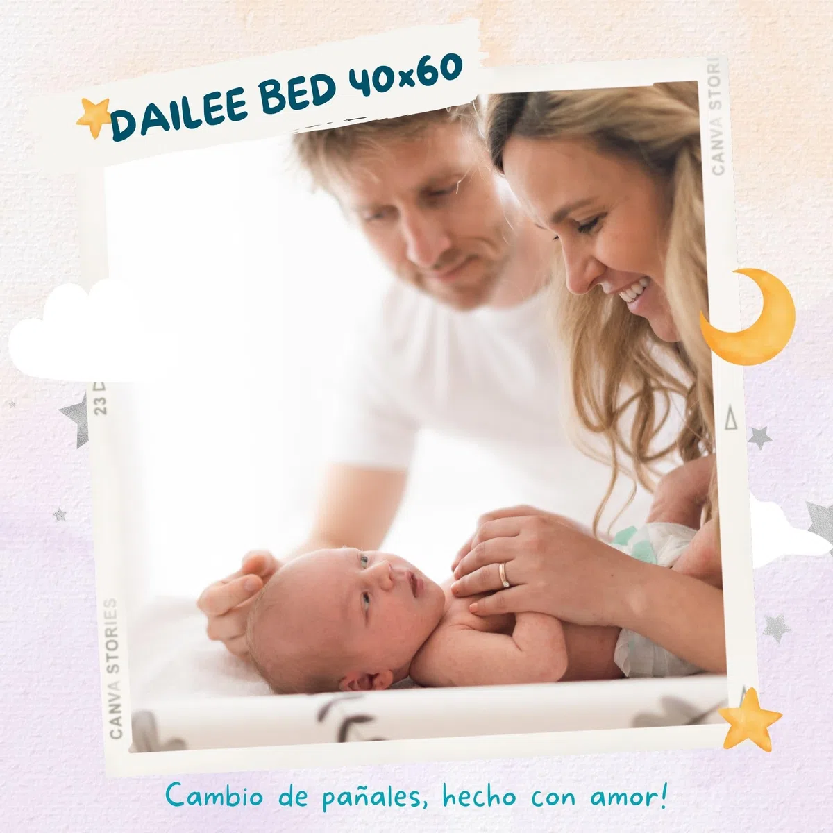 Dailee Bed 40x60 - 150x Empapadores Bebe - Cambiador Desechable para Bebé - 6 Paquetes de 25 Sabanindas - Protector Cambiadores 60x40