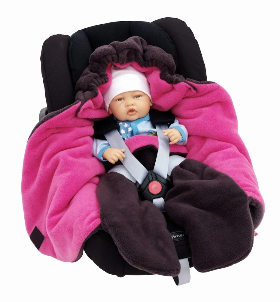 ByBoom Baby Manta arrullo de invierno para bebé, es ideal para sillas de coche (p.ej. de las marcas Maxi-Cosi y Römer), para cochecitos de bebé, sillas de paseo o cunas; LA MANTA ARRULLO ORIGINAL CON EL OSO