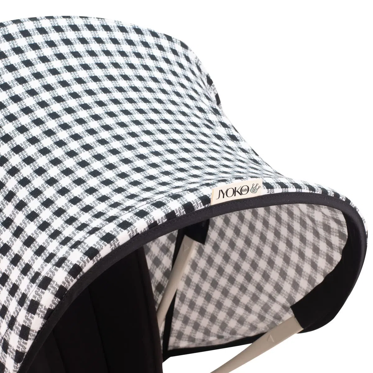 JYOKO KIDS Capota para Silla de Paseo y Cochecito de Bebé compatible con Bugaboo Bee 3, Bee plus, Bee 5, Elaborada en Tejido de Algodón Elástico, Suave y Transpirable (Vichy)