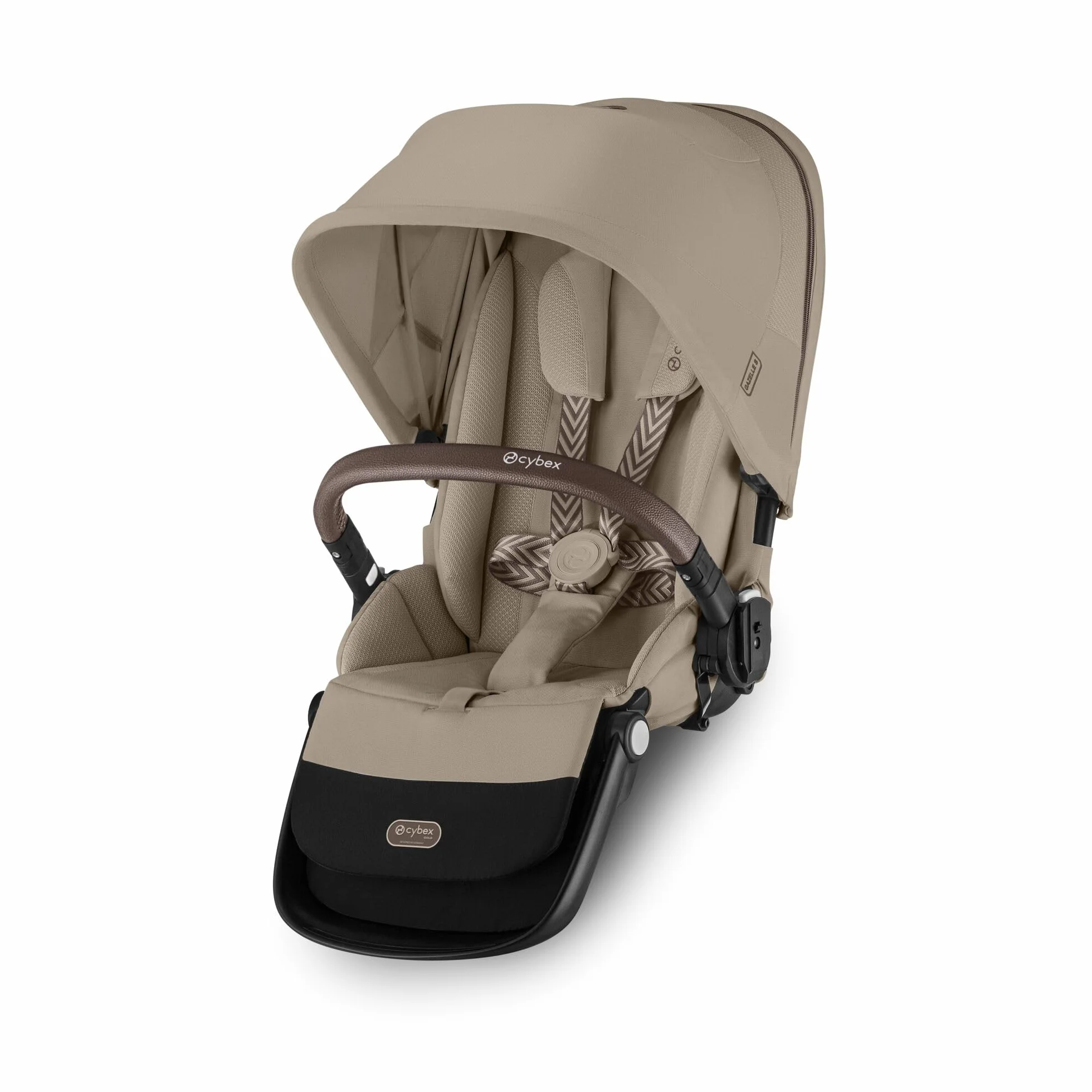CYBEX Unidad de asiento dorada para cochecito GAZELLE S y e-GAZELLE S, desde el nacimiento hasta los 4 años aprox., Almond Beige