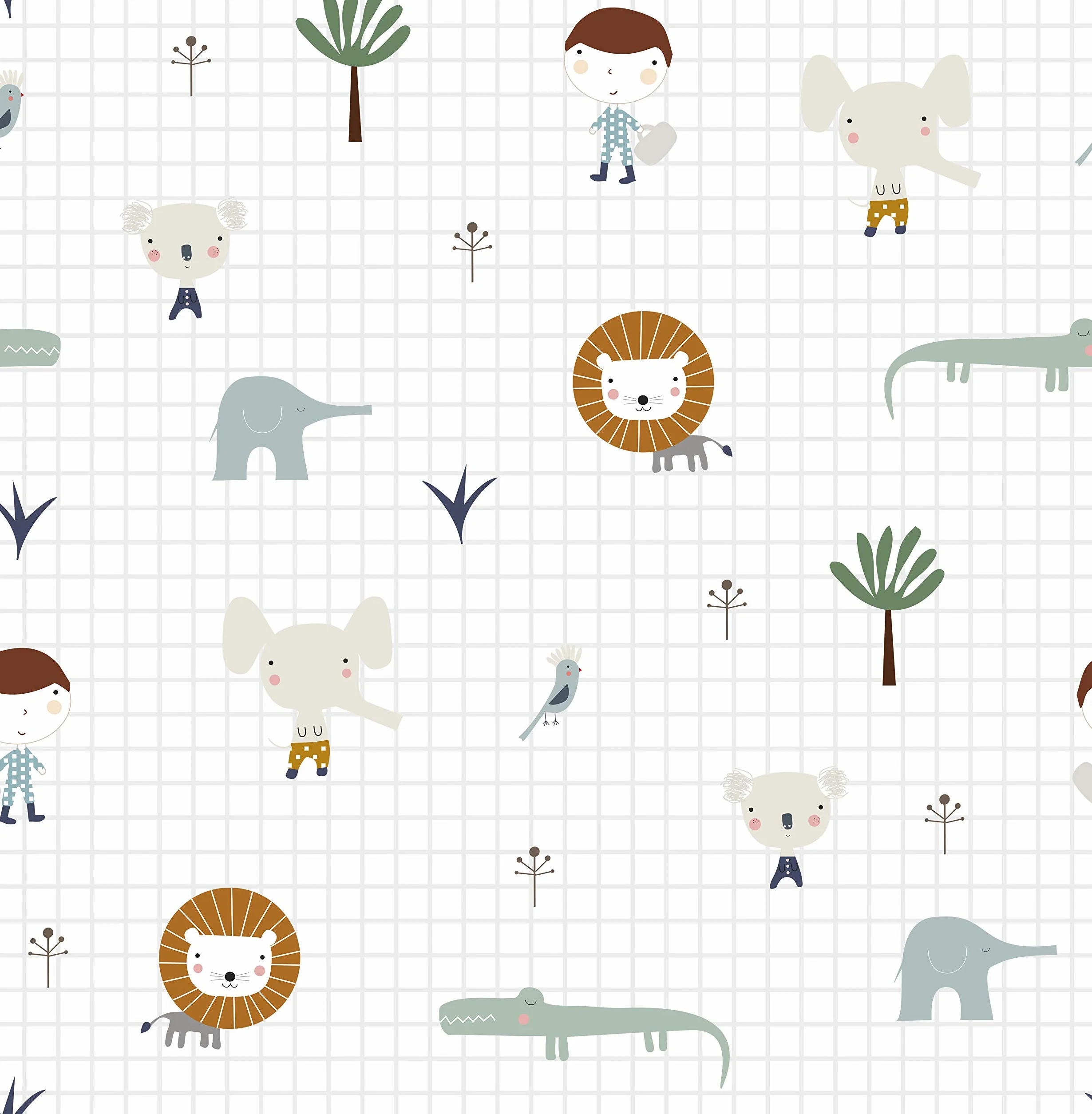 Funda nórdica reversible cuna Jungla niño HACIENDO EL INDIO