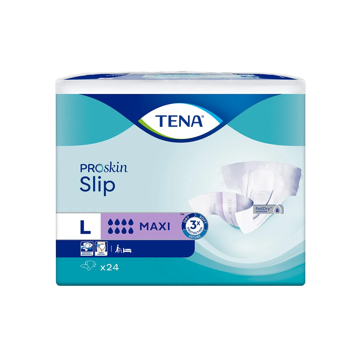 Tena Slip, Protectores Absorbentes, 24 Unidades, Large