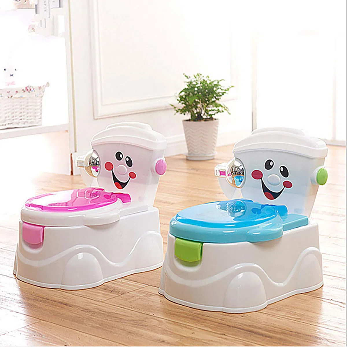 Asiento de aprendizaje para niños pequeños, asiento de inodoro de entrenamiento para niños, asiento de inodoro de entrenamiento para orinal, silla de entrenamiento para niños, PP (rosa)
