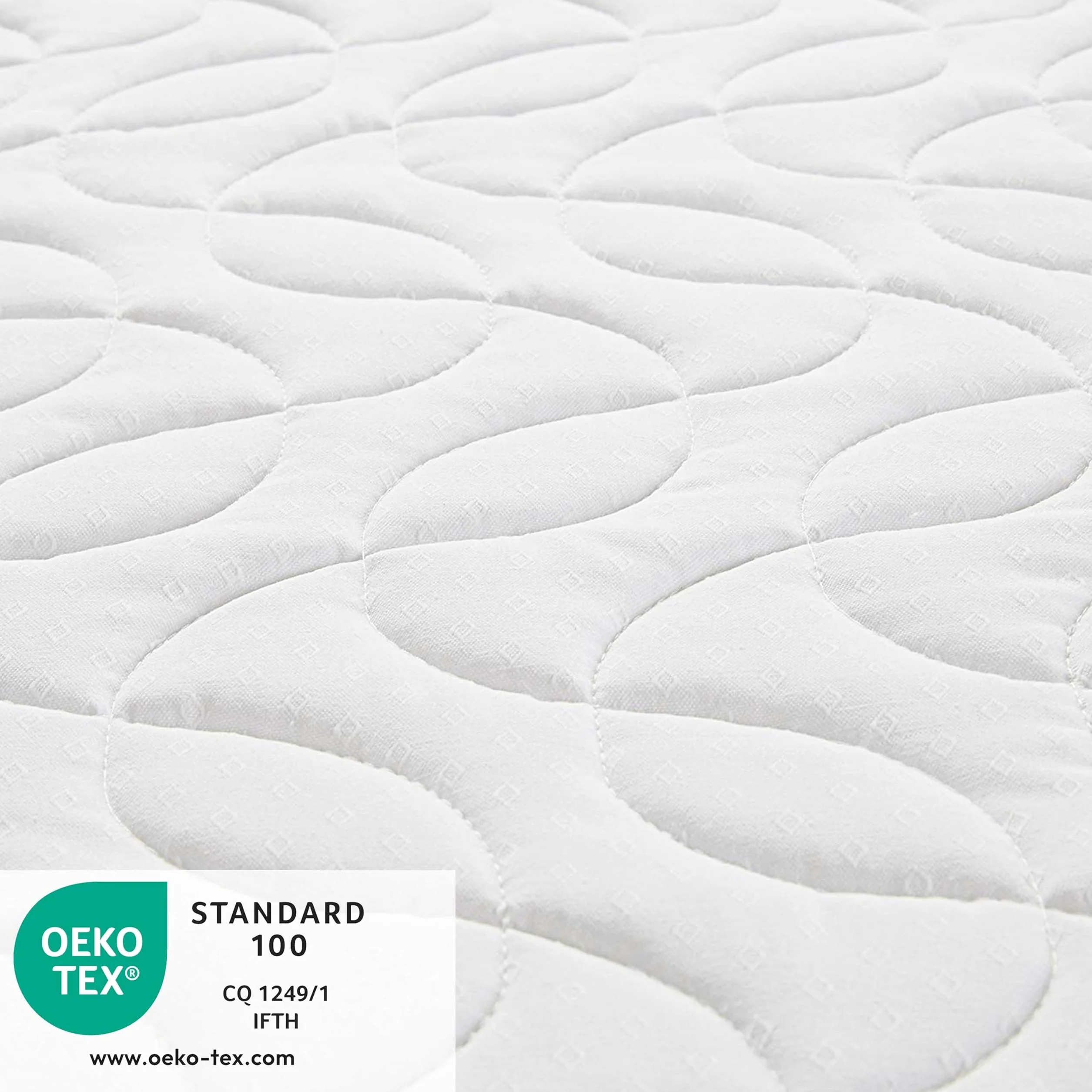 Babysom - Colchón Cuna Bebé Doble cara - 60x120 cm - Verano/Invierno - Altura 14 cm - Antiácaros - Antiasfixia - Transpirable - Reglaje Térmico