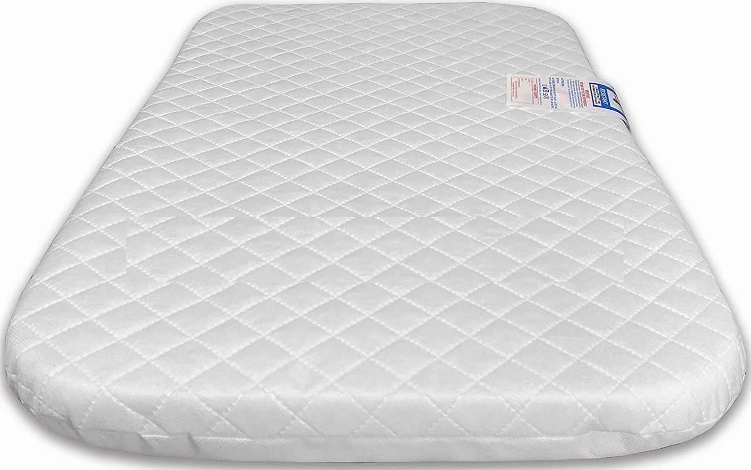 Next2Me - Colchón de espuma compatible con Chicco Next to Me para cuna infantil, lavable a máquina, hipoalergénico, transpirable, acolchado con cremallera, 83 x 50 x 5 cm, fabricado en Reino Unido