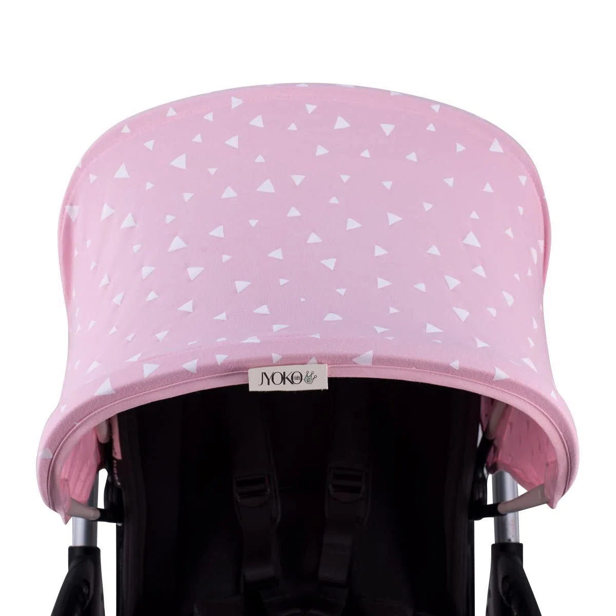 JYOKO KIDS Capota para Silla de Paseo y Cochecito de Bebé compatible con Bugaboo Bee 3, Bee plus, Bee 5, Elaborada en Tejido de Algodón Elástico, Suave y Transpirable (Pink Sparkles)
