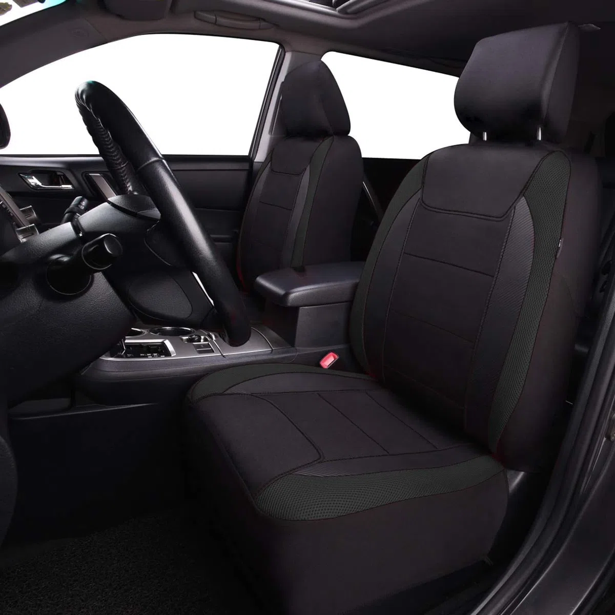 Fundas Asientos Coche, para Jaecoo 7 J7 PHEV 2024 2025 2026 Delanteros Seat Cover Protector Impermeables Transpirable Juegos de Cubreasientos Protectores