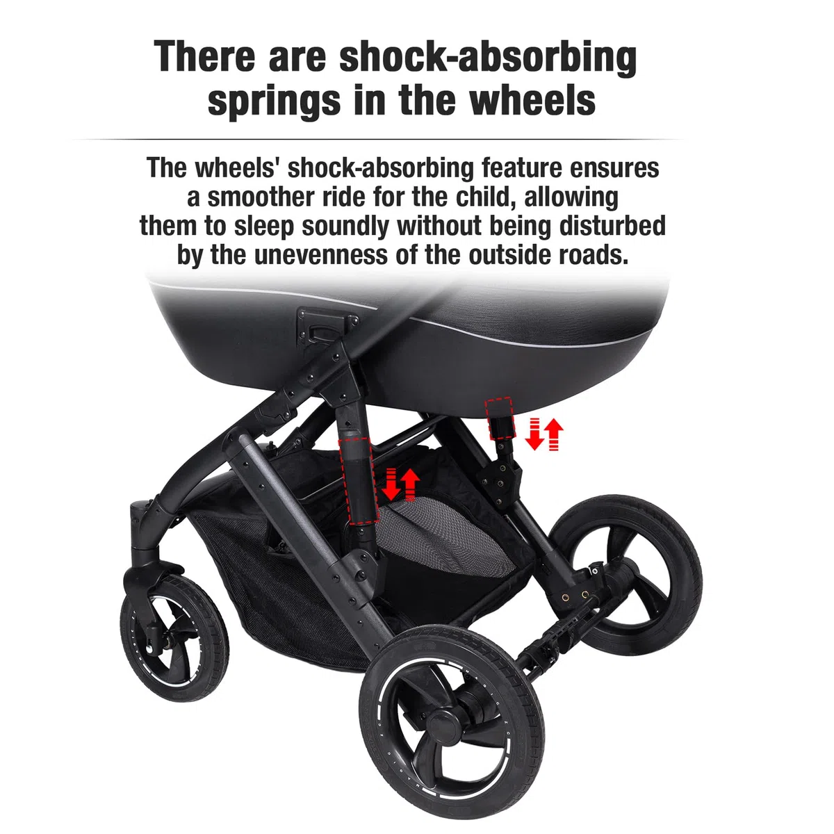 Sistema de viaje, desde recién nacido hasta niño pequeño, todo terreno, plegable con una sola mano, cochecito de bebé de asiento alto, convertible, carrito de bebe 3 en 1